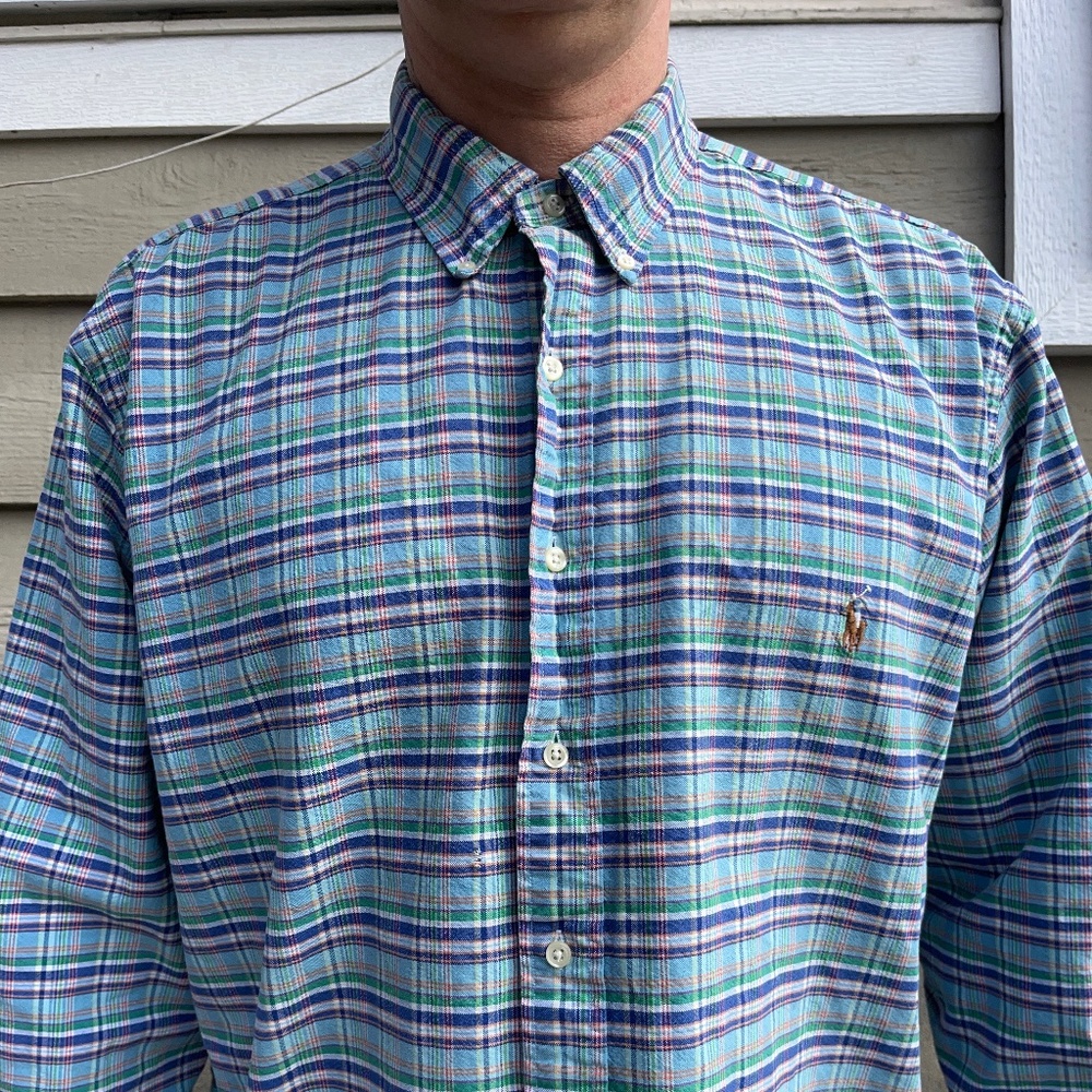 SALE!! 🦆 Vintage Ralph Lauren Plaid Button Down